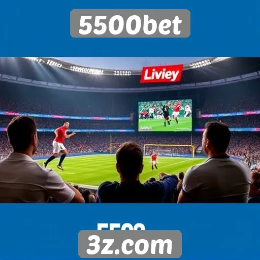 Apostas ao vivo no 5500bet atraem usuários