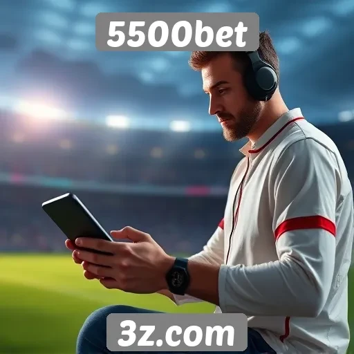 Experiência do usuário na navegação em 5500bet